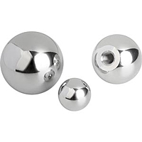 Aluminum Ball Knobs - English Thread