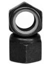 Hex Locknut Nylon Insert, Ne, Grade C, Phosphate & Oil