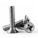 Machine Screw, Phillips Flat Head, Stainless Steel 18 7