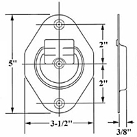 600 RECESSED ROPE RINGS