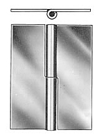 Stainless Steel Plain Surface Type A Loose Hinge