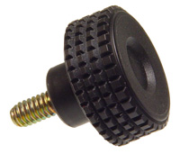 Diamond Knurl High Impact Knob - Stud - Inch