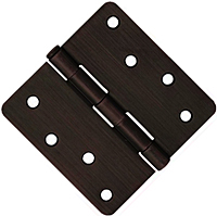 4X4 1/4" RADIUS - .085 GAUGE DOOR HINGES