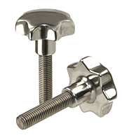 Stainless Steel - Star Knob - Stud - Inch