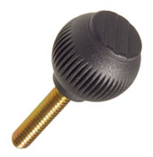 Knurled Ball Knobs - Stud - Metric