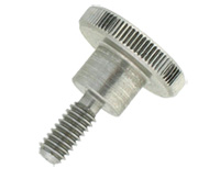 SS - Knurled Knob - Stud - Inch