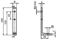 AluminumFloorBracket-Line