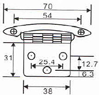 Cabinet Hinges - 194 Series