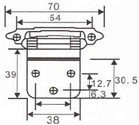 Cabinet Hinges - 198 Series