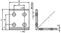 ConnectionAngle8Holes-Line