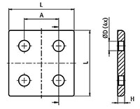 ConnectionPlateSquare-Line