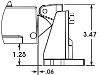 504/514 Refrigeration Safety Latches - Key Locking & Pad Locking