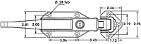 504/514 Refrigeration Safety Latches - Key Locking & Pad Locking