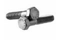 Hex Cap Screw, Grade 5, Zinc Yellow Cr+6, Medium Carbon