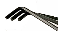 Hex Keys 6150 Crv Alloy, Short Arm, Tamper Resistant, Black