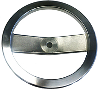 Polished Aluminum Handwheels Two Spoke - Inch