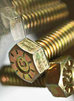 L9 Hex Cap Screw Zinc & Yellow Cr+2