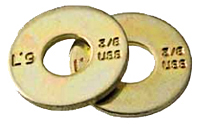 L9 Alloy USS Tension Flat Washer Zinc-Yellow