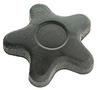 Nylon - 5 Lobe Knob - Inch