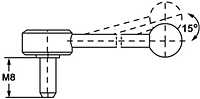 Steel Insert - Tapped - Flat Tension 0º and 15º - Inch