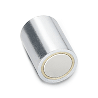 RMN Cylindrical Retaining Magnets with Threaded Hole