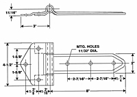 Embossed Steel Hinges