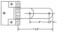 Laminated Steel Hinges