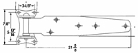 Heavy Duty Hinges for Cold Storage Doors