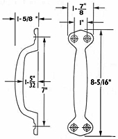 Solid Zinc Die-Cast Handles