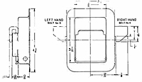 Junior Sidebolt Stainless Steel or Rustproofed Steel