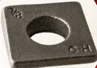 3339 SQUARE BEVELED MALLEABLE WASHER, PLAIN