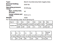 Pneumatic Toggle Presses