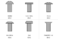 rivet-head-types