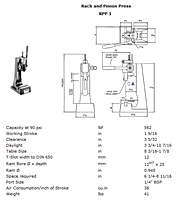 Rack and Pinion Press