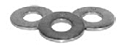 SAE Flat Washer, Thru Hardened, Zinc/Yellow