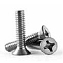 Machine Screw, Phillips Flat Head, Stainless Steel 18 7