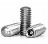 Oval Point Socket Set Screws, Stainless Steel 18 8