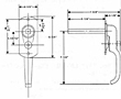 Heavy Duty Outside Handles for use with 7011 Locks