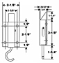 Spring Loaded Bolts with Fingerpull