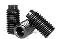 Dog Point Socket Set Screws, 45H DIN 915, Plain, Alloy