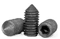 Cone Point Socket Set Screws, Plain, Alloy