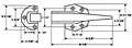 Recessed Folding T-Latches