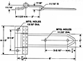 Steel Narrow Bracket Over The Seal Hinges