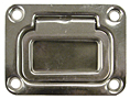 Rectangular Grip - Spring-Loaded Ring Handle Pull Handles