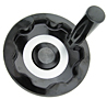 Plastic Handwheels - Aluminum Trim - Solid - Inch