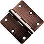 3.5X3.5 1/4" RADIUS DOOR HINGES