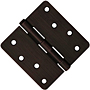 4X4 1/4" RADIUS - .085 GAUGE DOOR HINGES