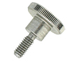 SS - Knurled Knob - Stud - Inch