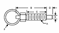 Standard - Nonlocking With Patch - Brass