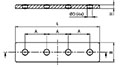 ConnectionPlate4Holes-Line